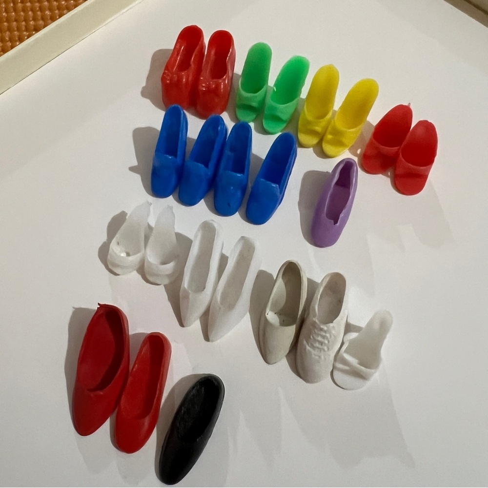 Vintage 60’s, 70’s & 90’s Barbie Doll Shoes